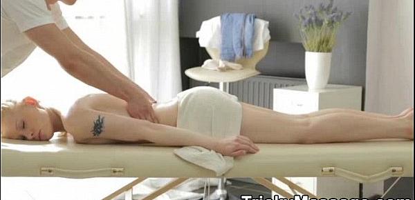  Massage-Room PornMovie Featuring Remarkable Euro Teen